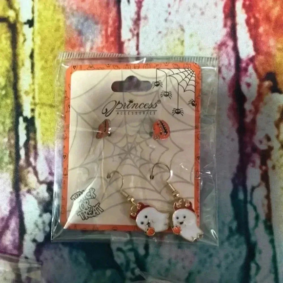 Halloween lot earrings and keychain/clip - Picture 2 of 5